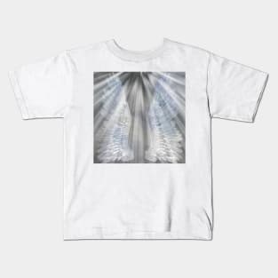 Angels wings and light Kids T-Shirt